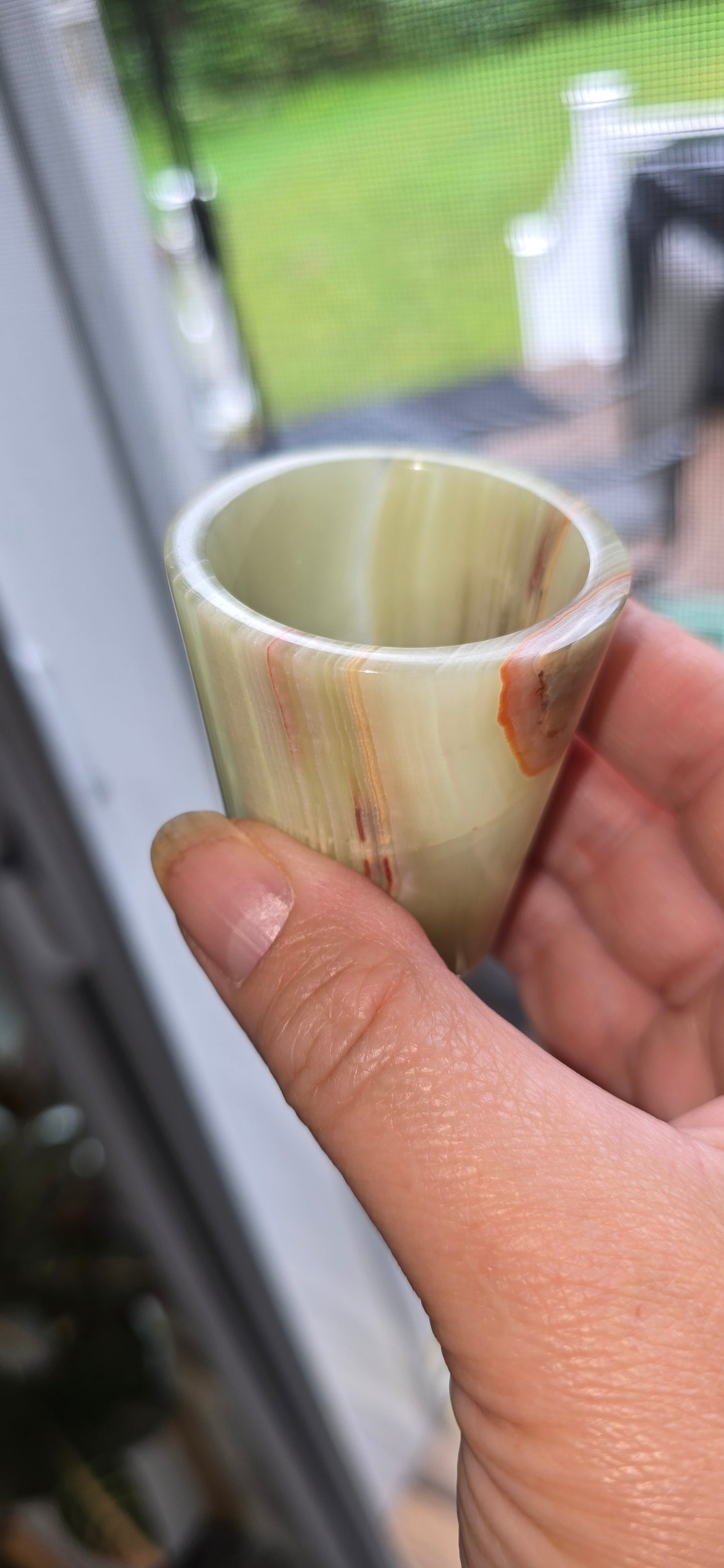 Green Onyx Shot Glass set