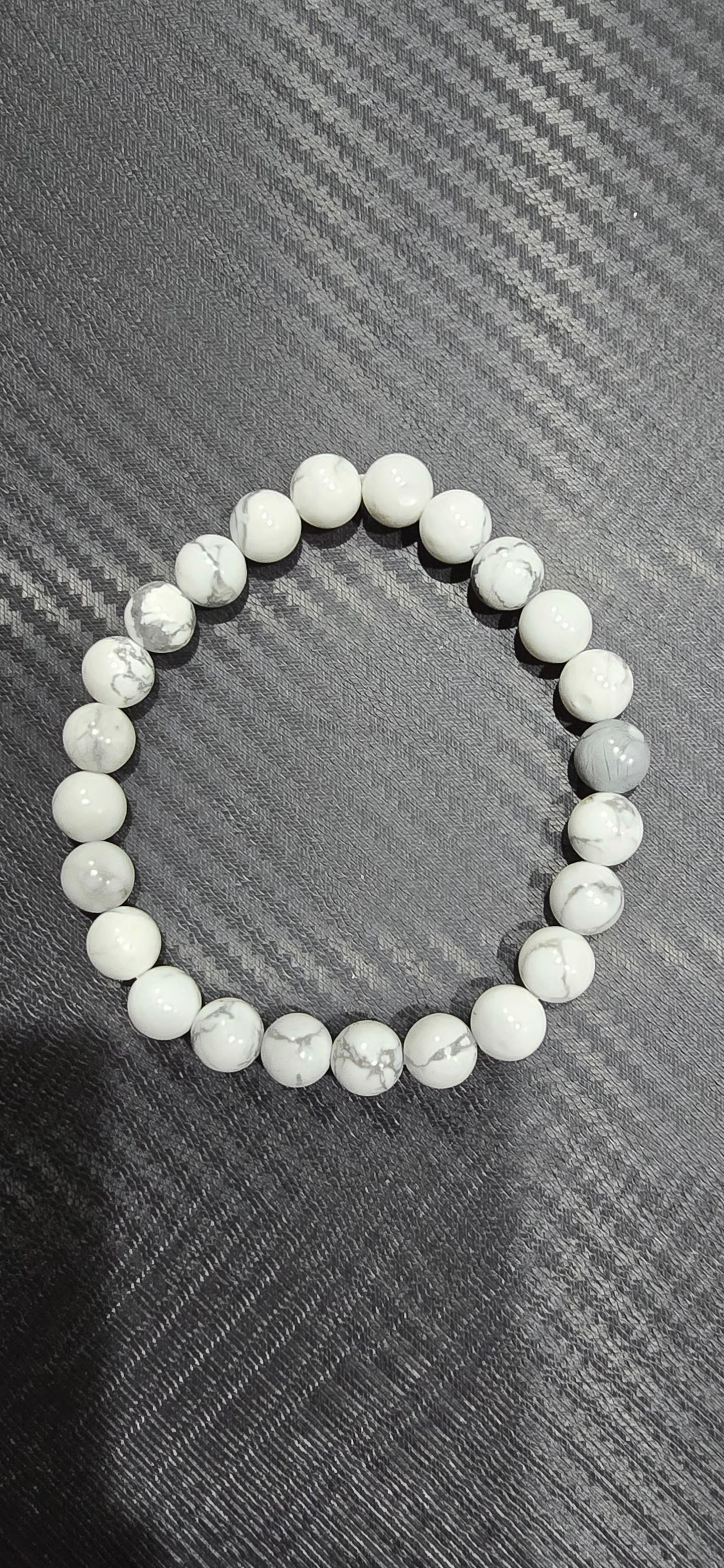 Howlite 8mm Bracelet