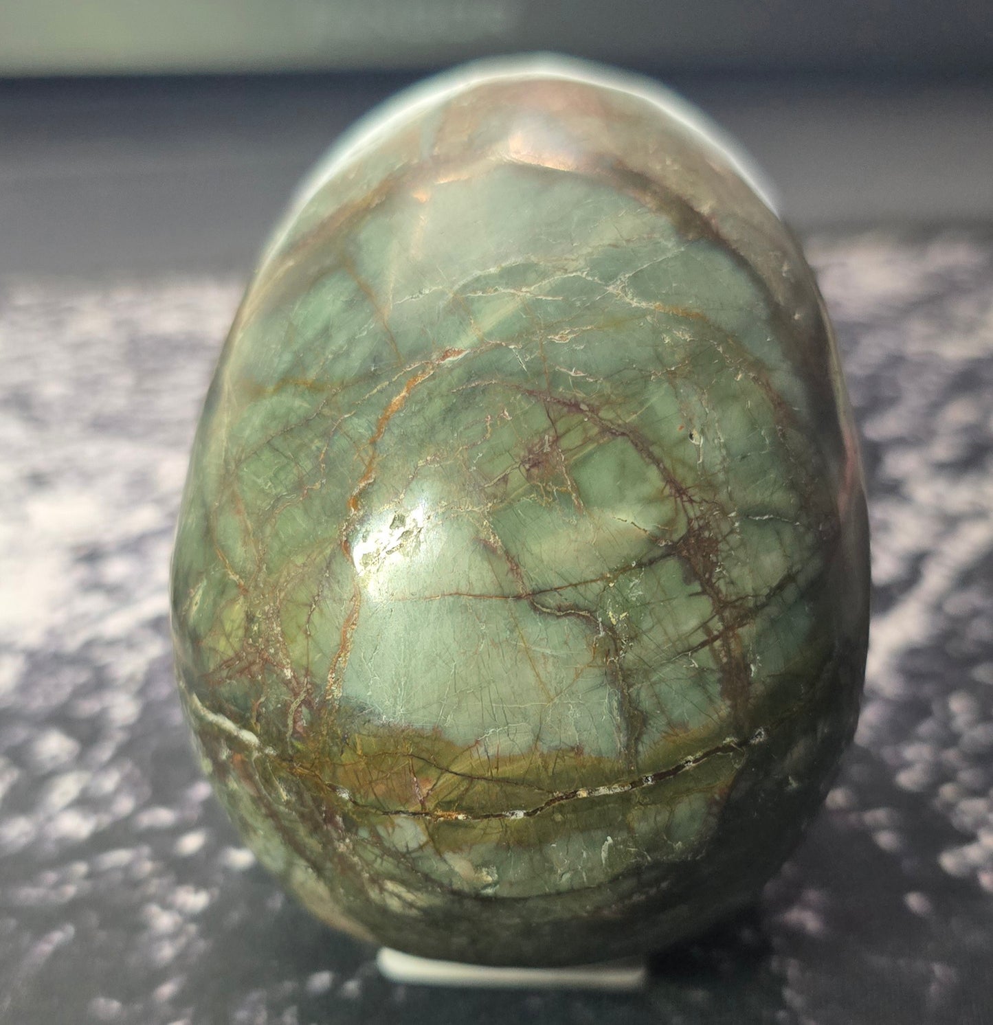Cherry Creek Jasper Skull Carving – Polished Natural Jasper