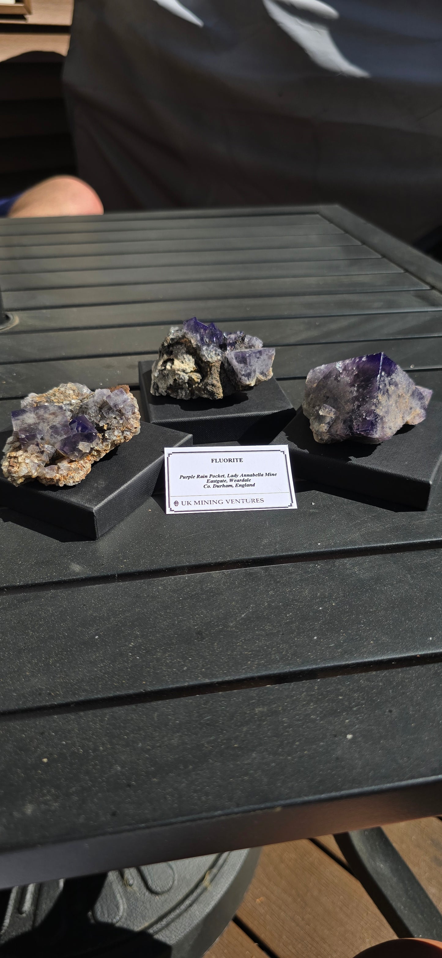 Purple Rain Pocket Fluorite
