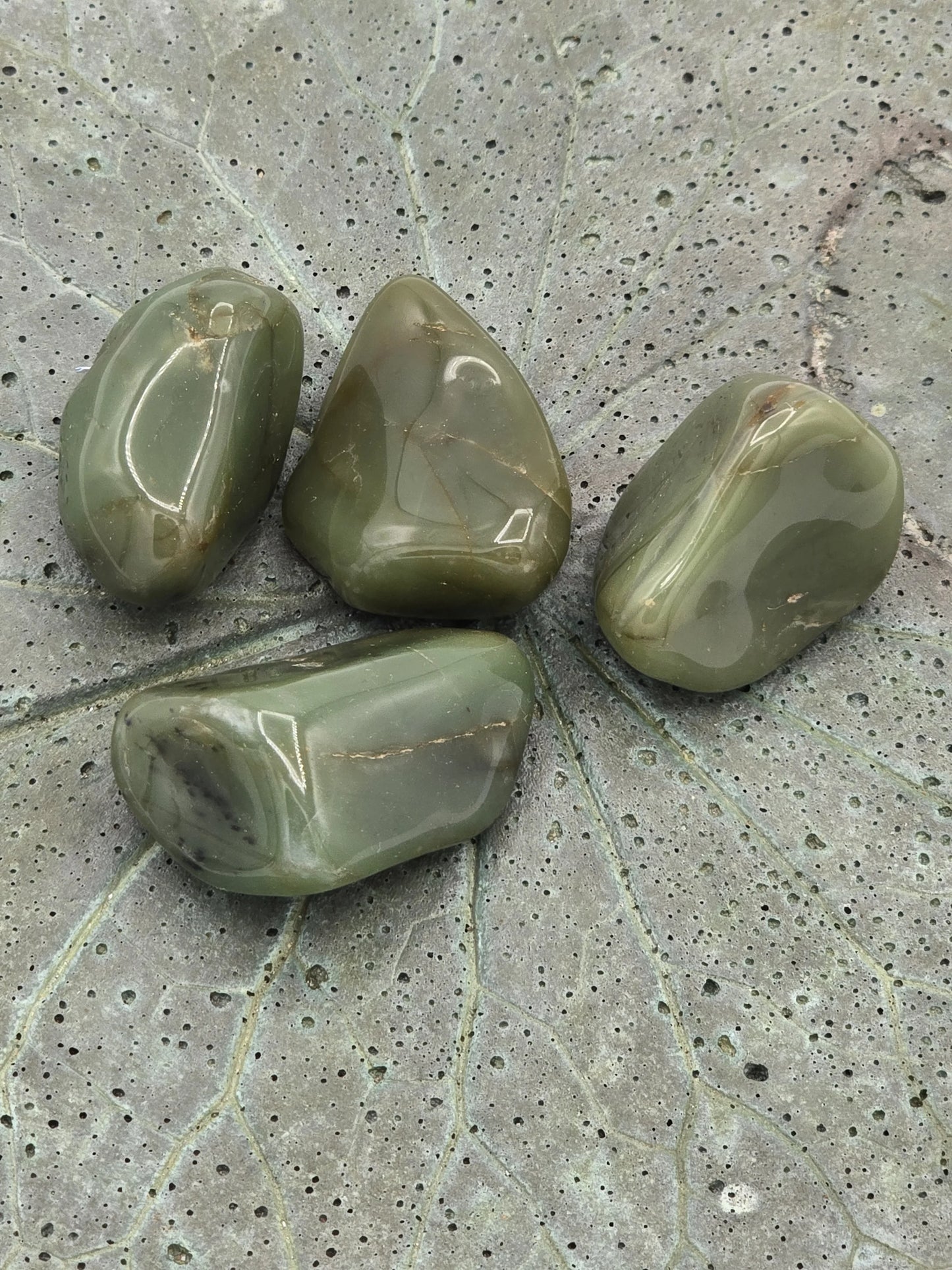 Green Chert Tumbles