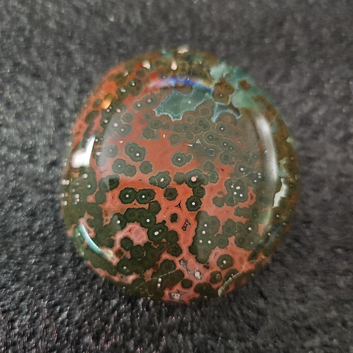 Vienless Ocean Jasper Palm Stone