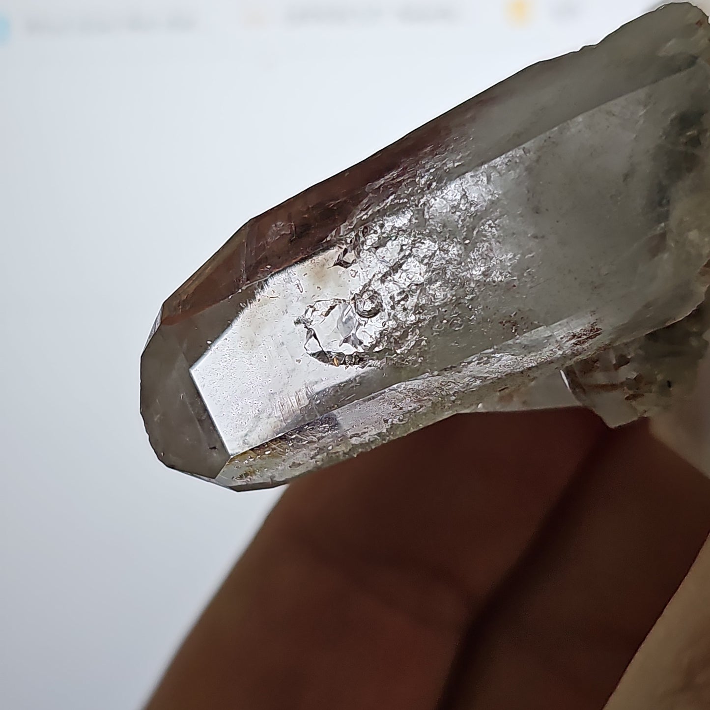 Brandberg Quartz enhydro point