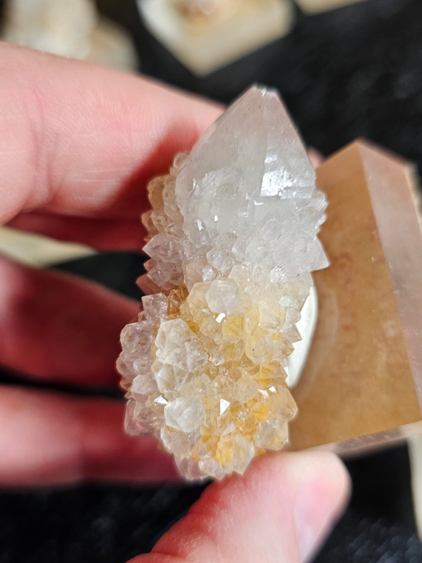 Intuitive pick spirit quartz