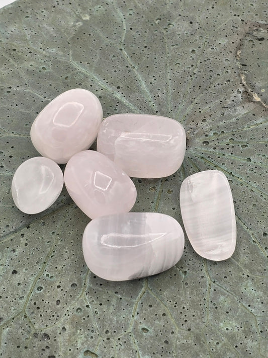 Pink Mangano Calcite Tumbles