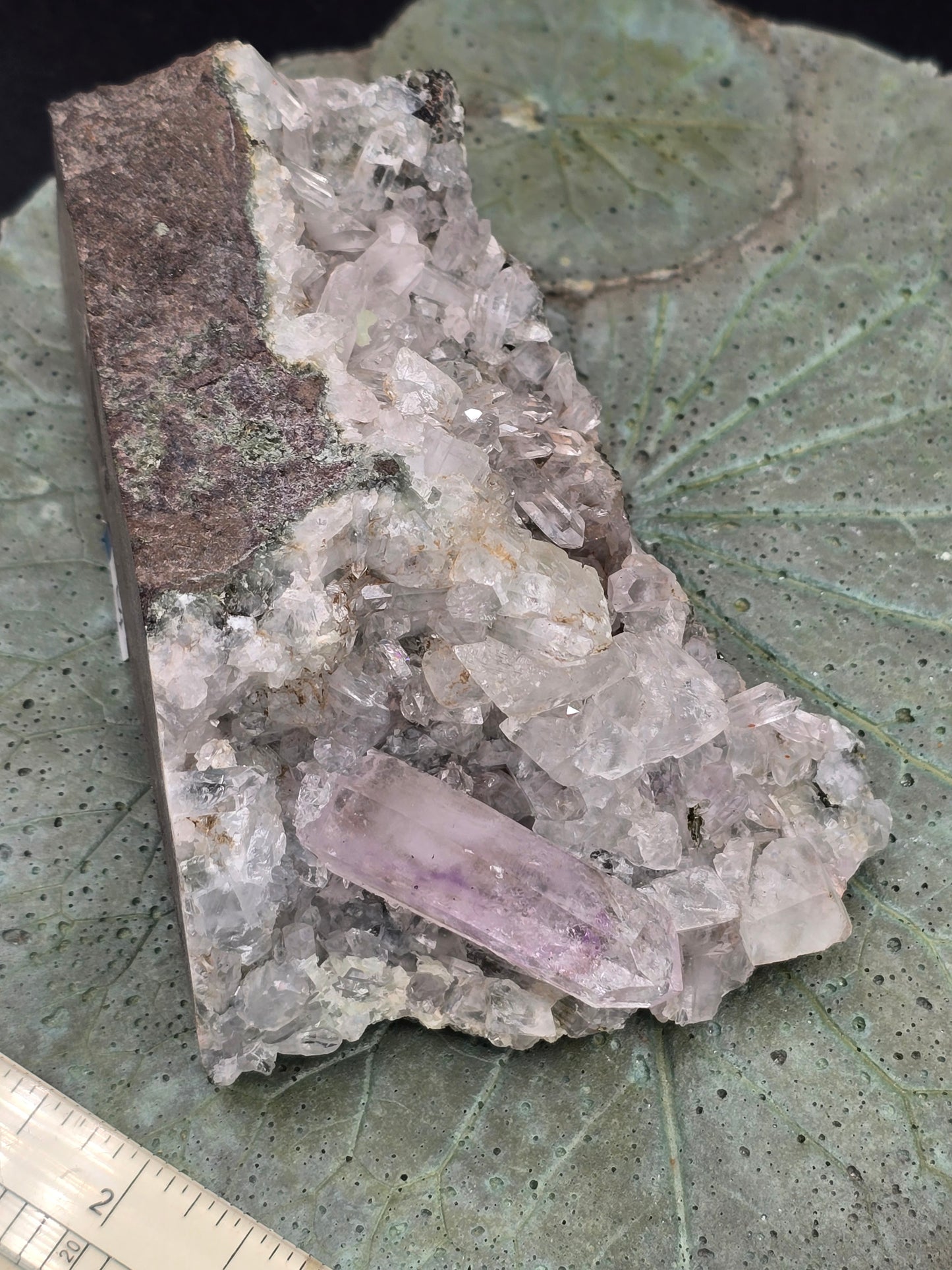 Brandberg Quartz Amethyst on matrix