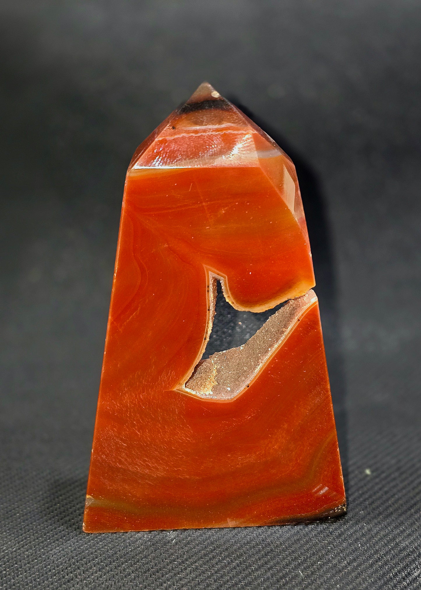 Carnelian Geode Towers