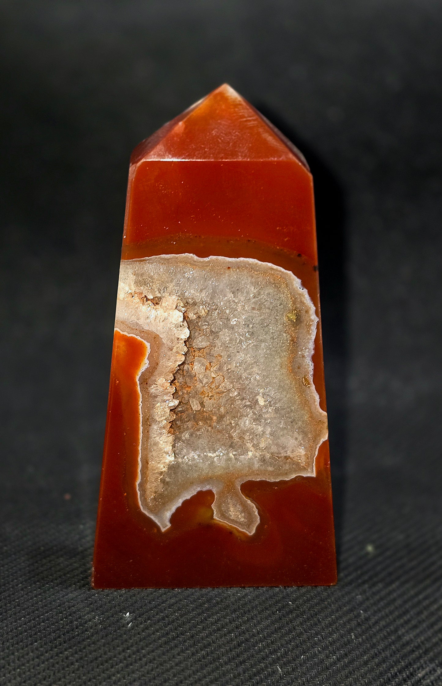 Carnelian Geode Towers