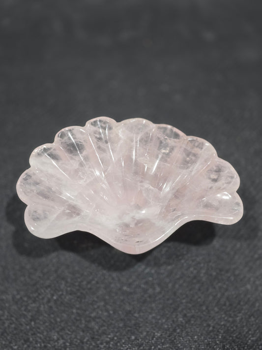 Rose Quartz Shell Shaped Dish