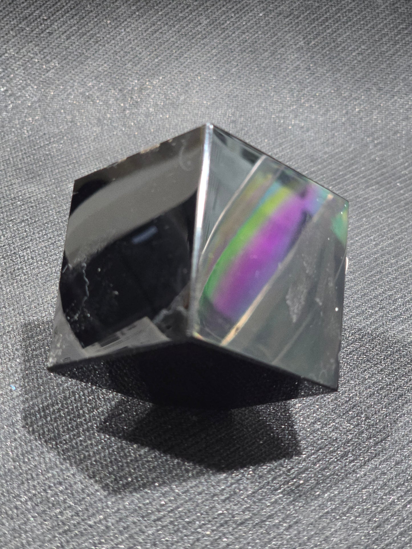 Black Obsidian Cube