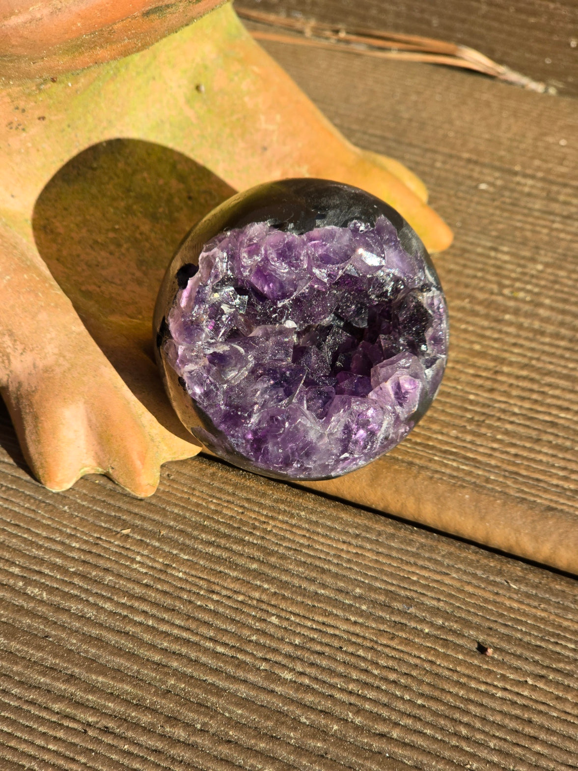 Amethyst Cluster Sphere