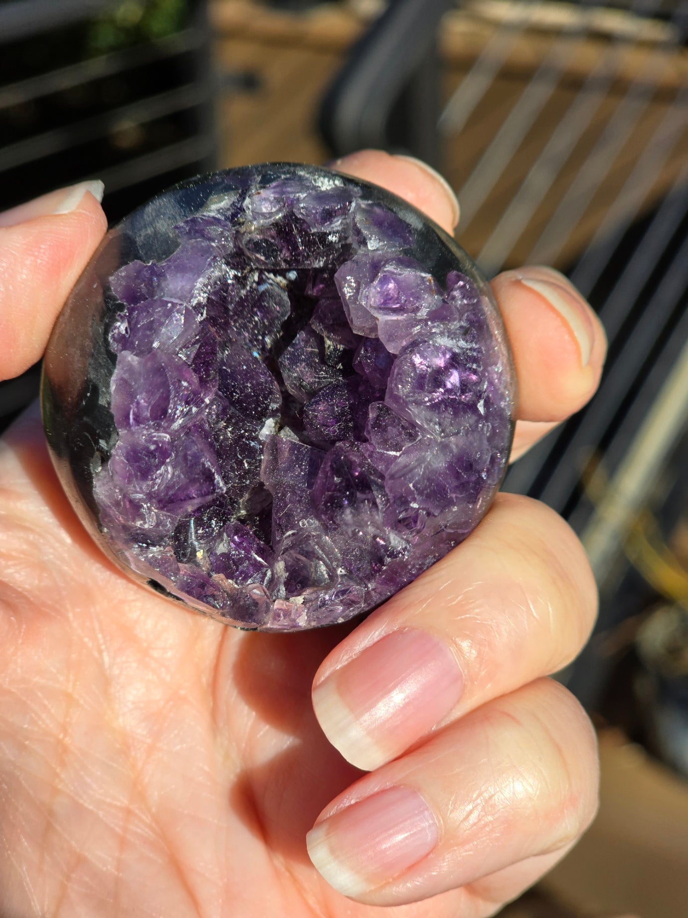 Amethyst Cluster Sphere