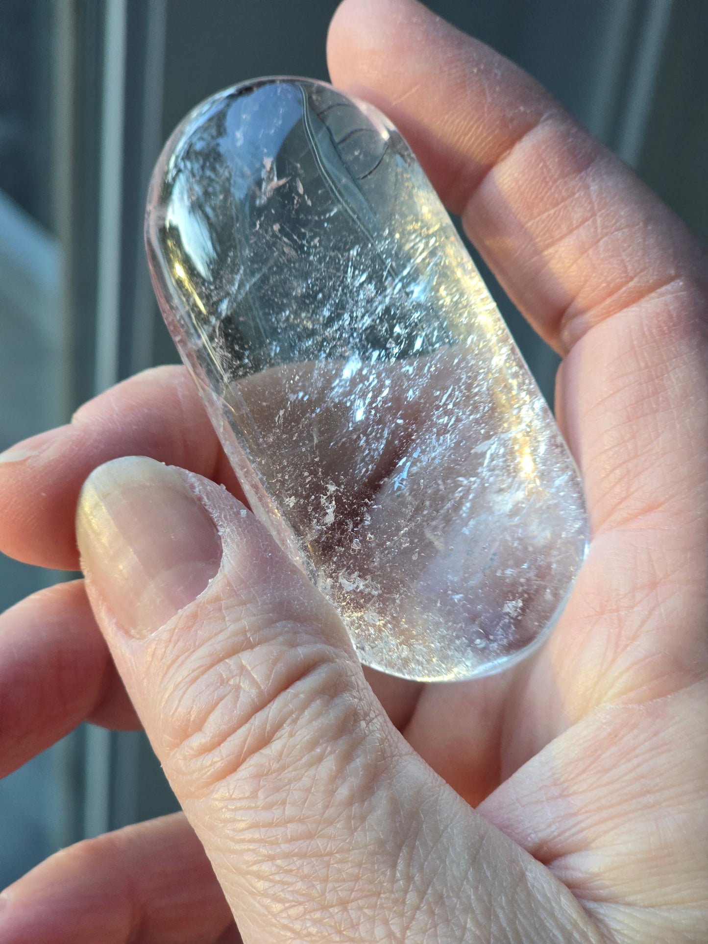 Clear Quartz Palmstones