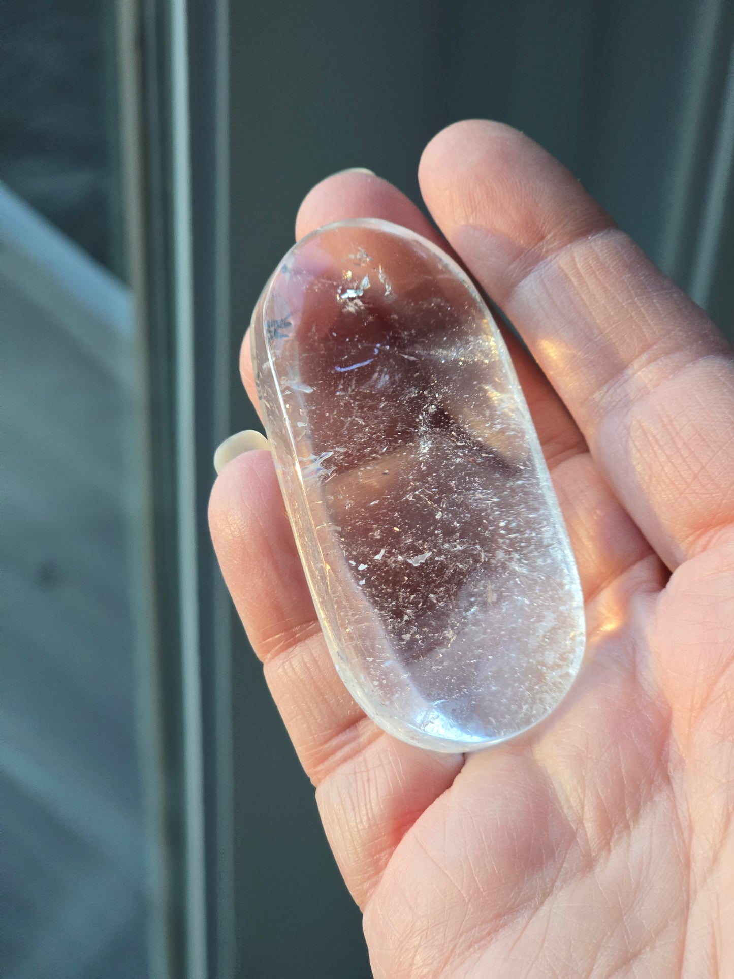 Clear Quartz Palmstones