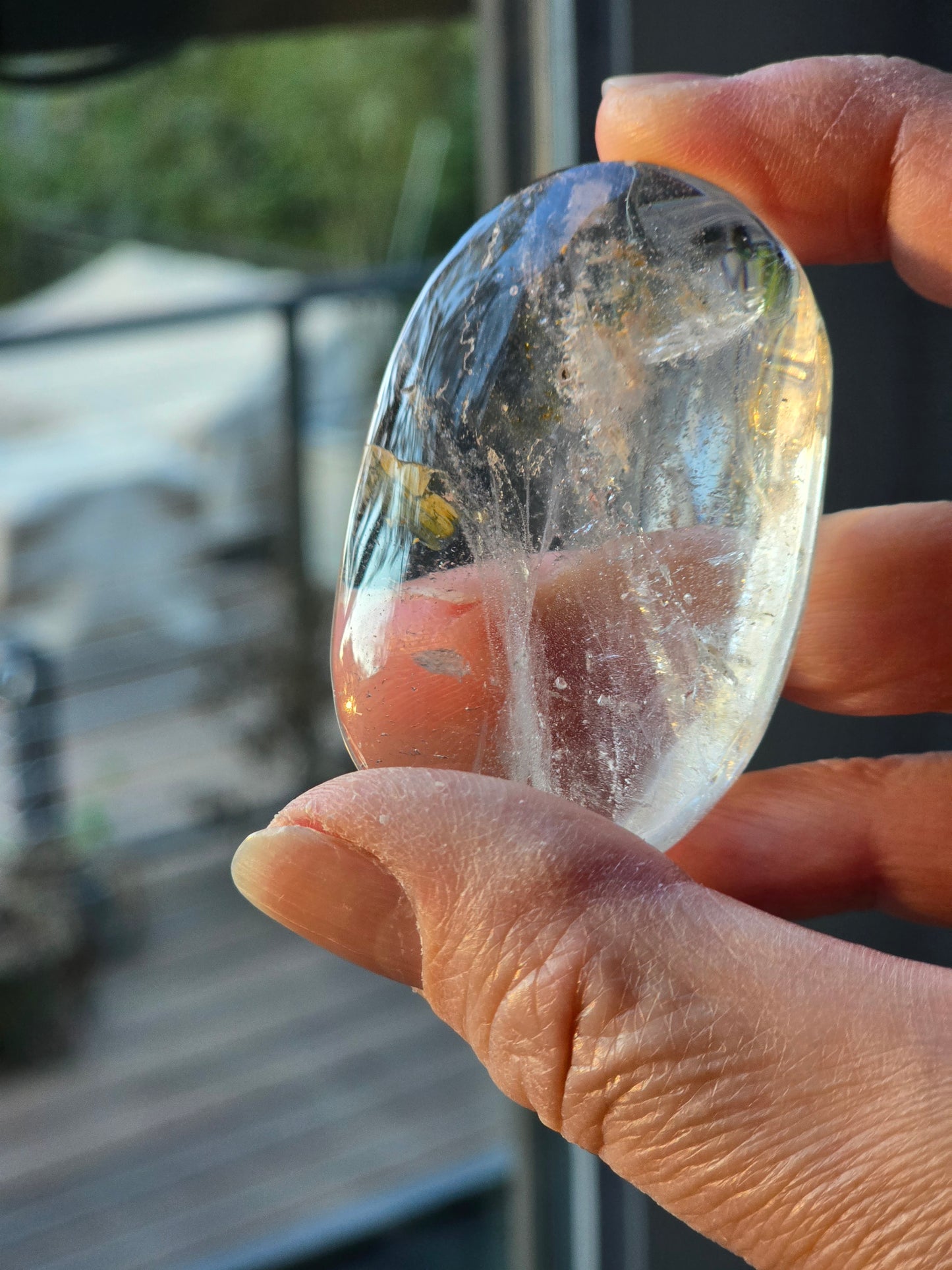 Clear Quartz Palmstones