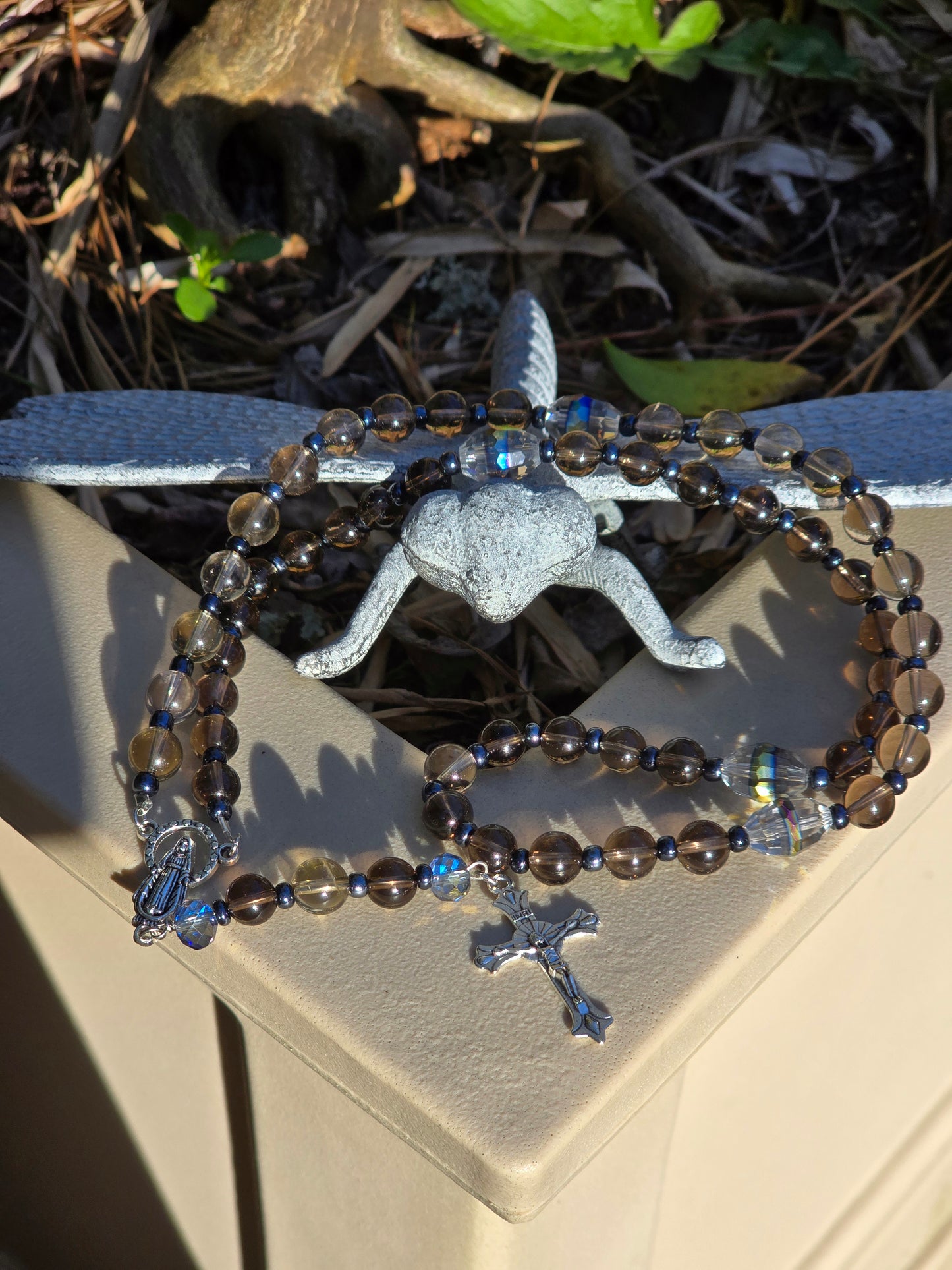 Smokey Quartz Rosary Beads