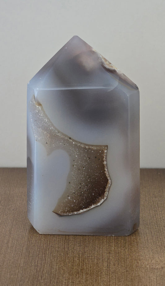 Druzy Agate Tower