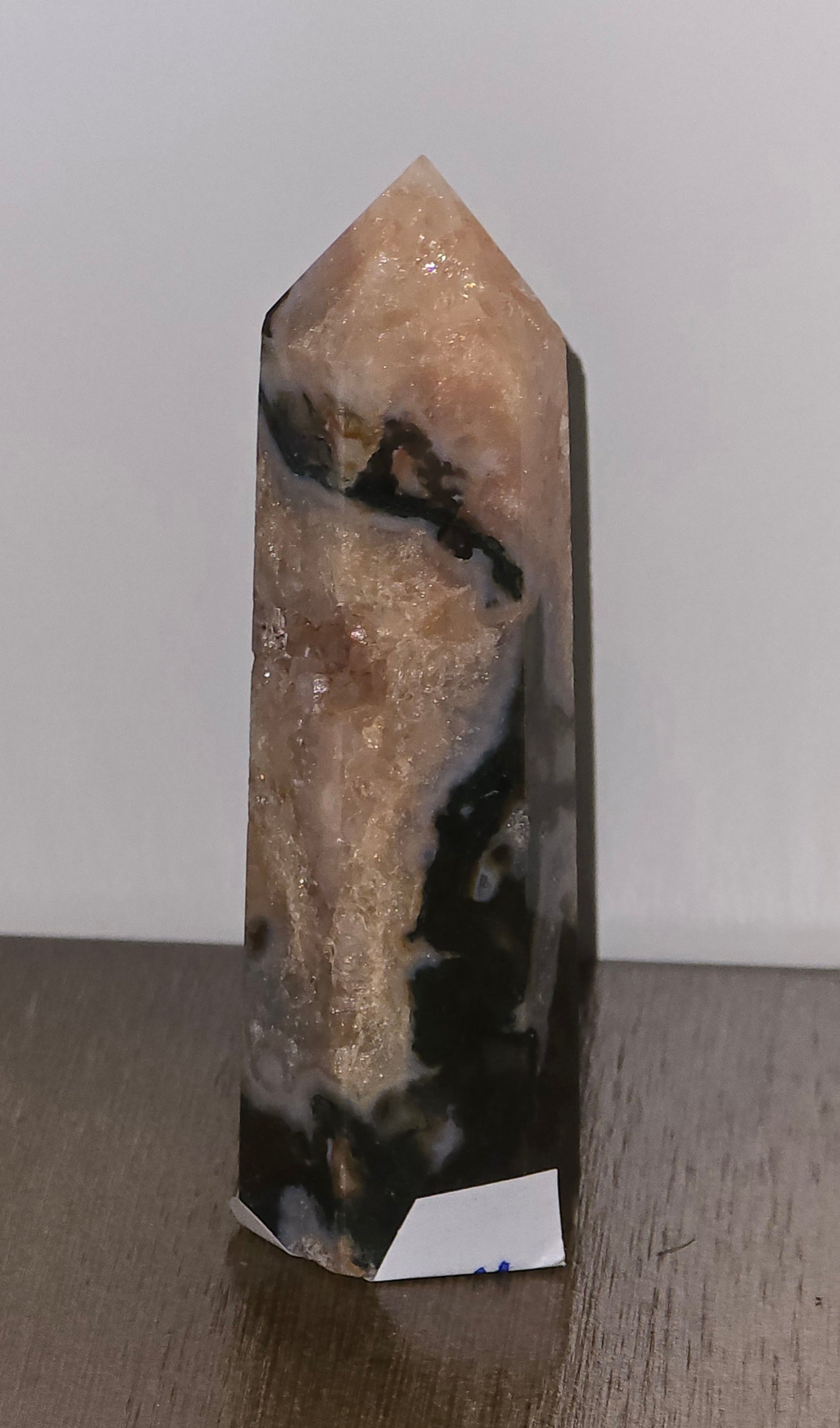 Red Moss Agate Tower