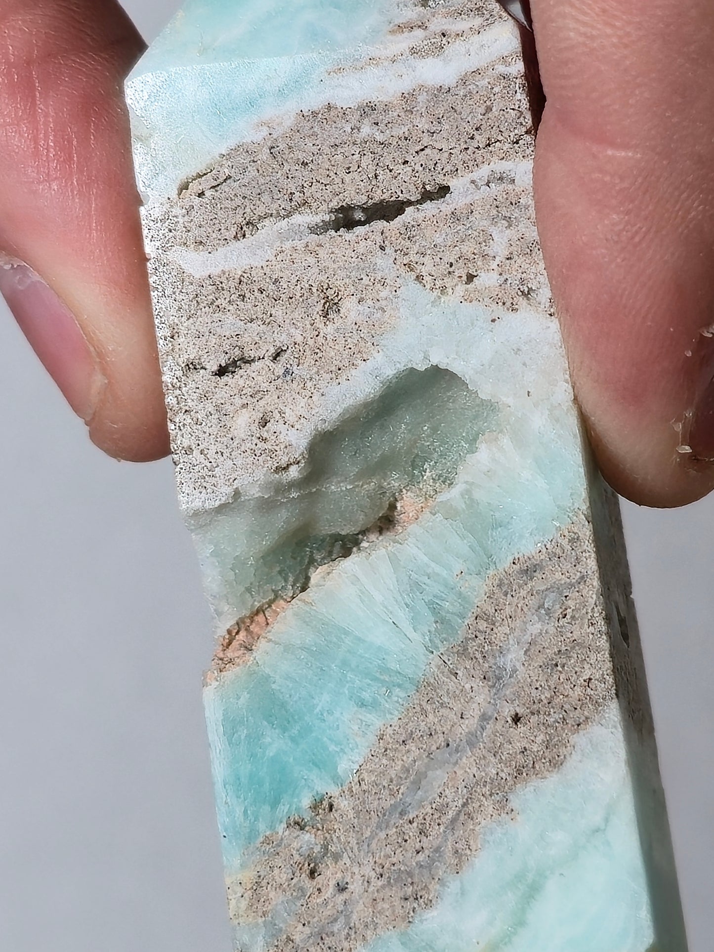 Blue Aragonite Tower