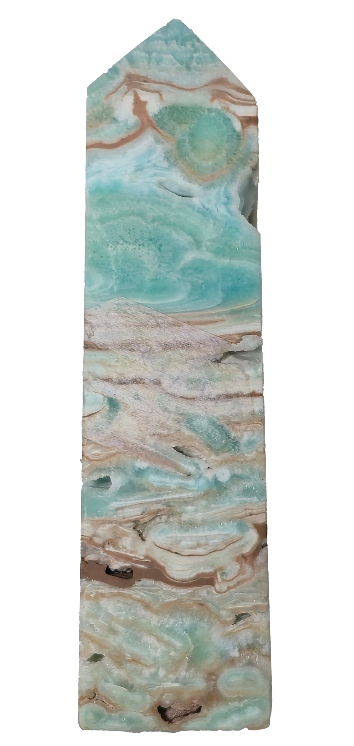 Blue Aragonite Tower