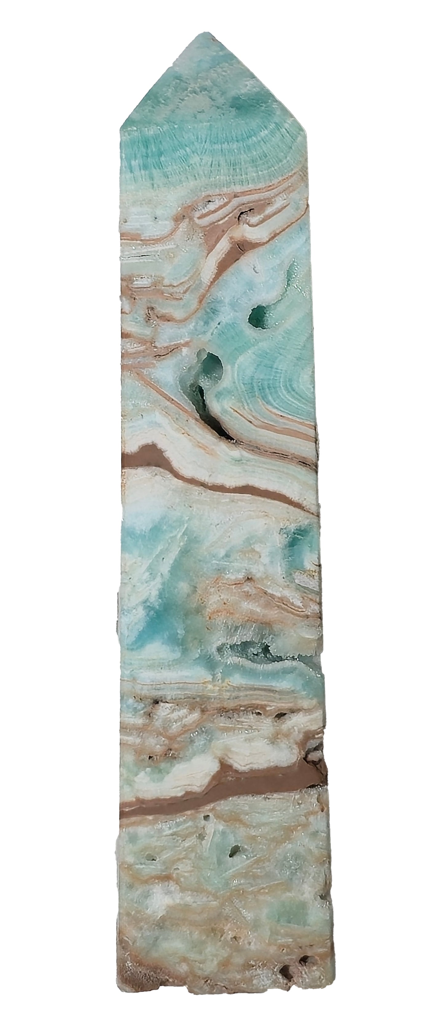 Blue Aragonite Tower