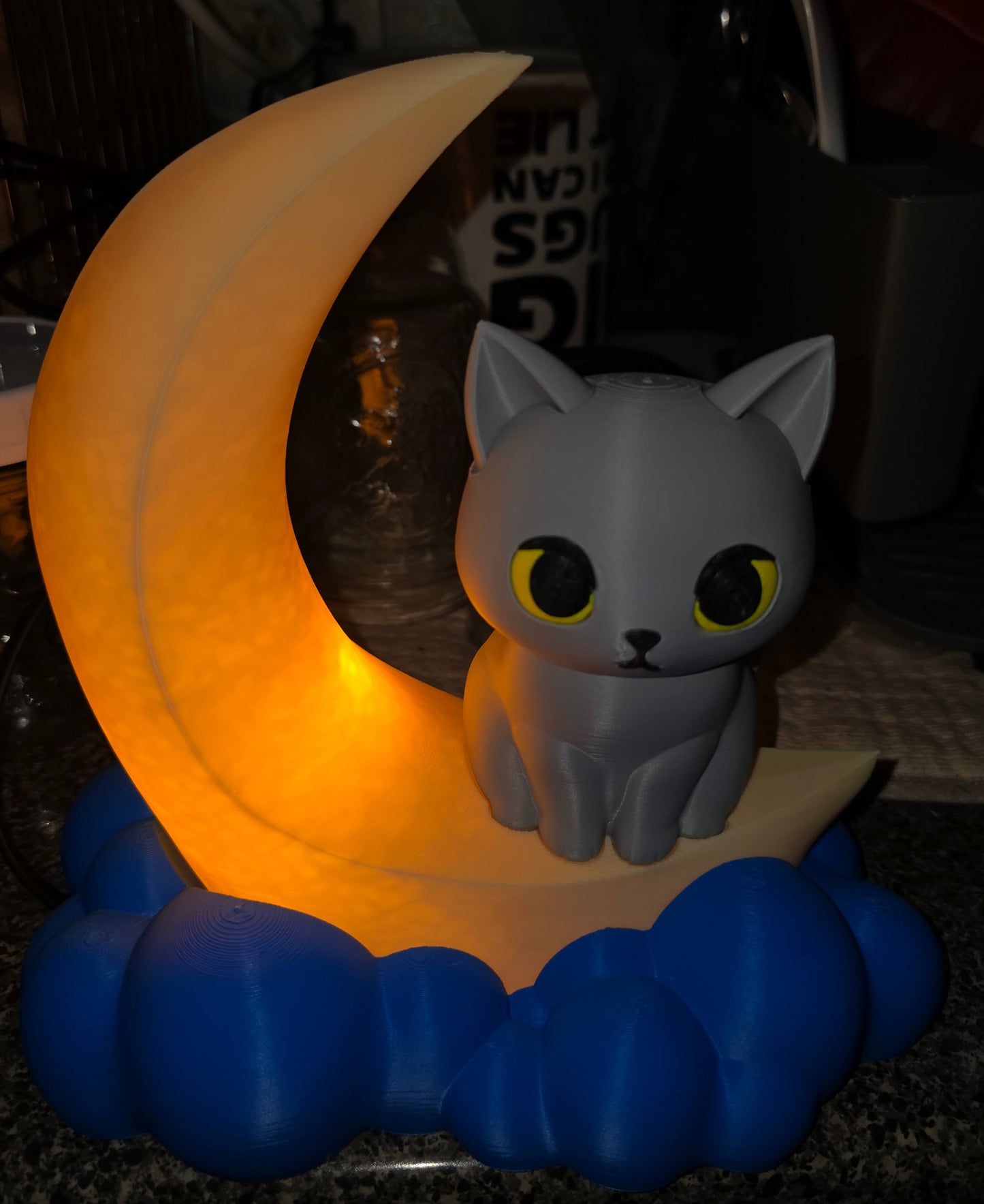 3D Printed Midnight Glow - Table Lamp 