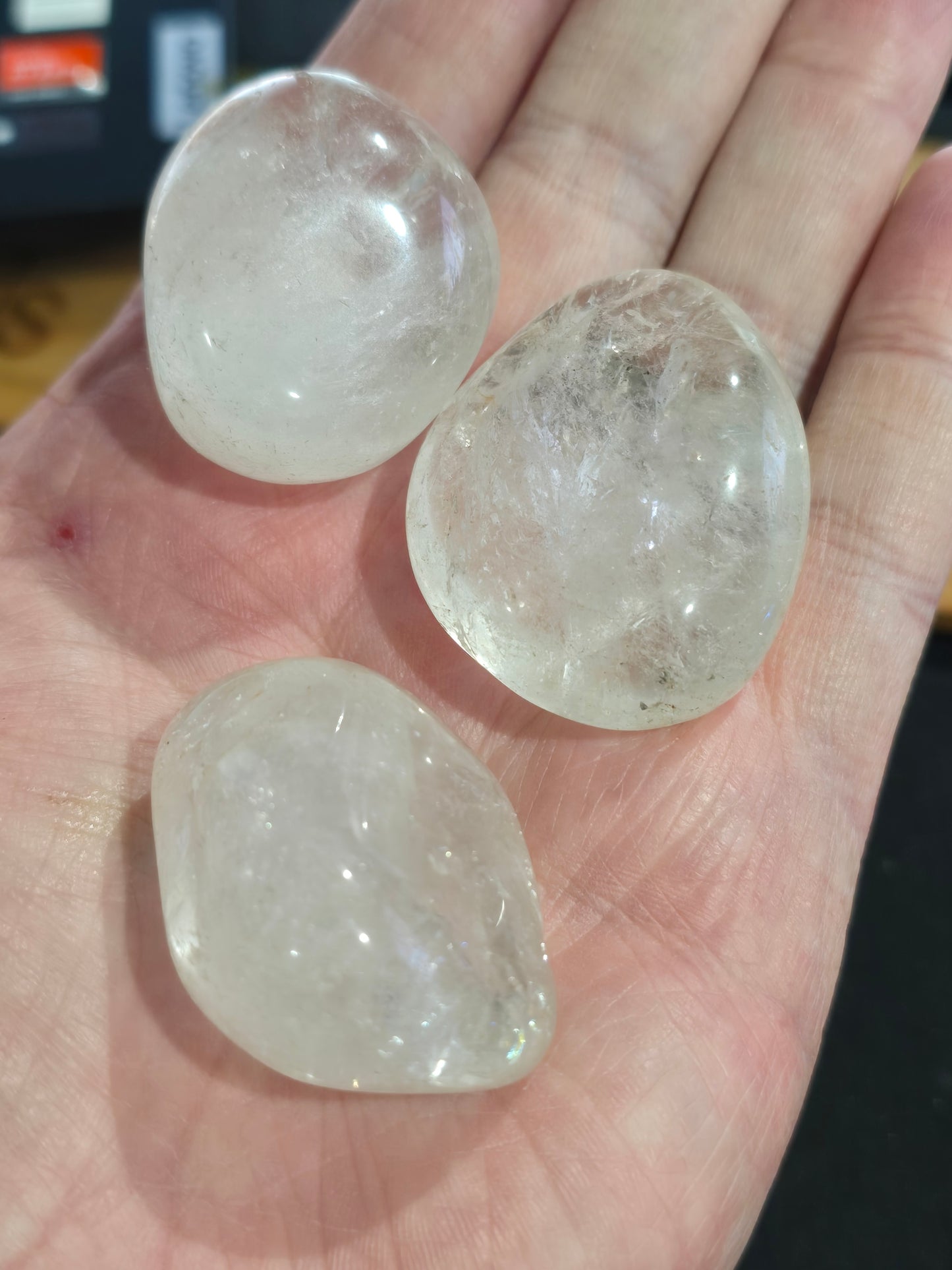 Clear Quartz Cube Tumbles – Natural Polished Stone