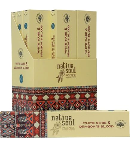 Native Soul Smudge Stick Incense – White Sage, Dragon’s Blood, Palo Santo & Copal (15g)