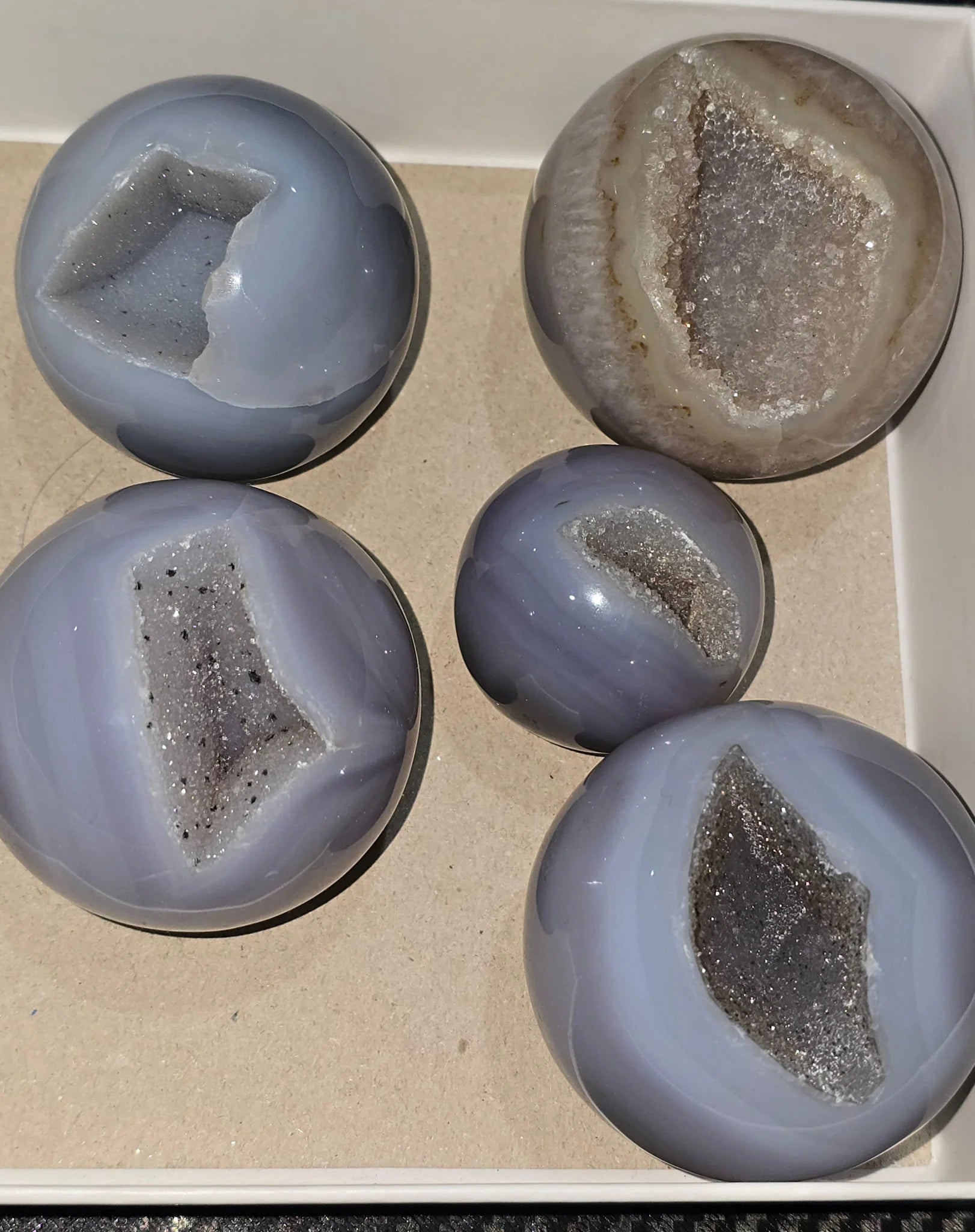 Druzy Agate Natural Stone sphere