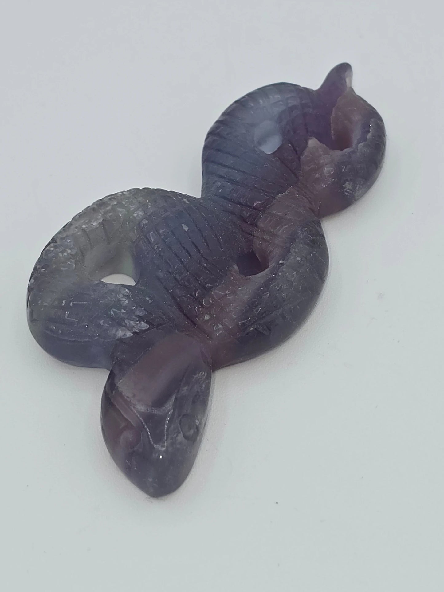 Fluorite Snake Fluorite carving
