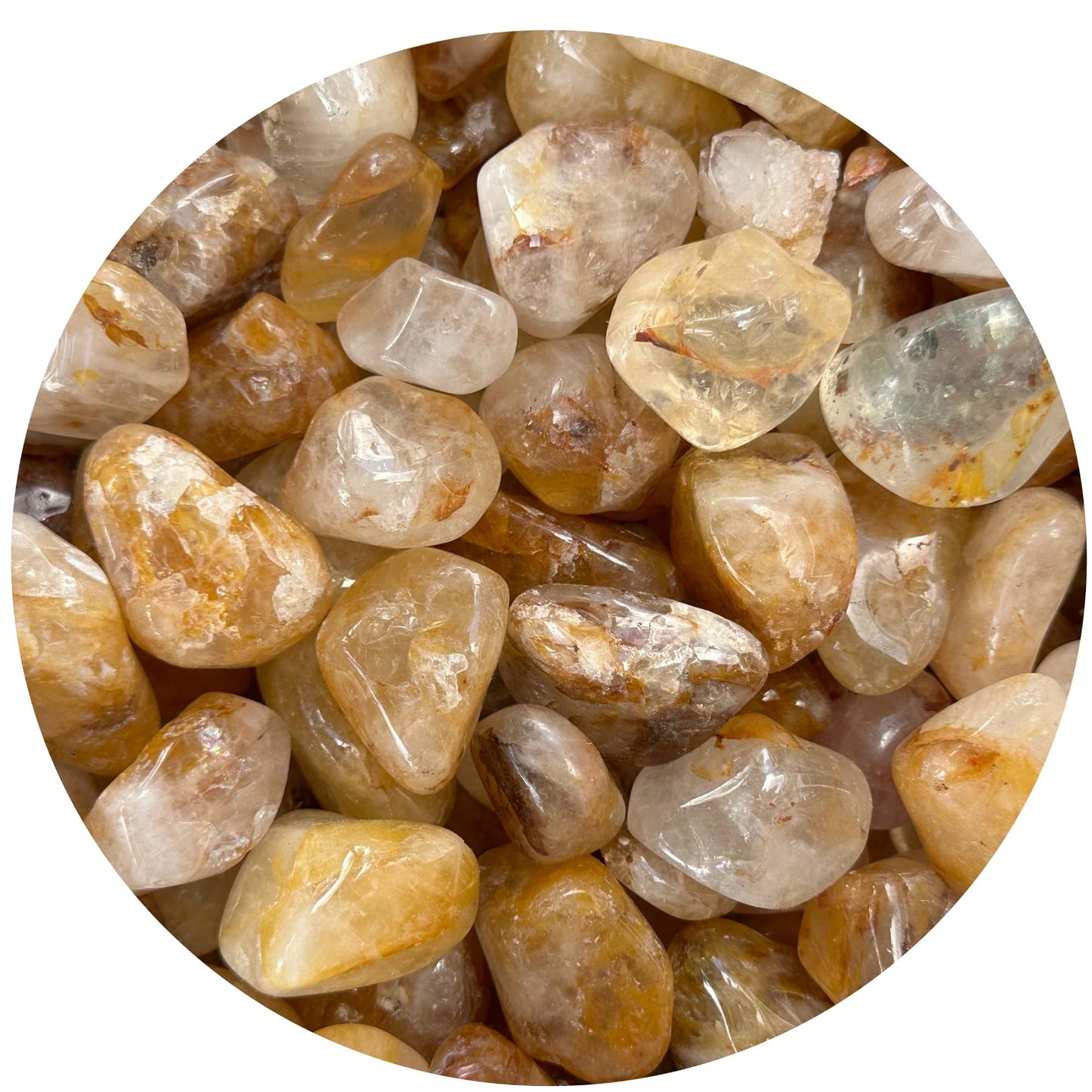 Golden Healer Quartz Tumble – Natural Polished Stone