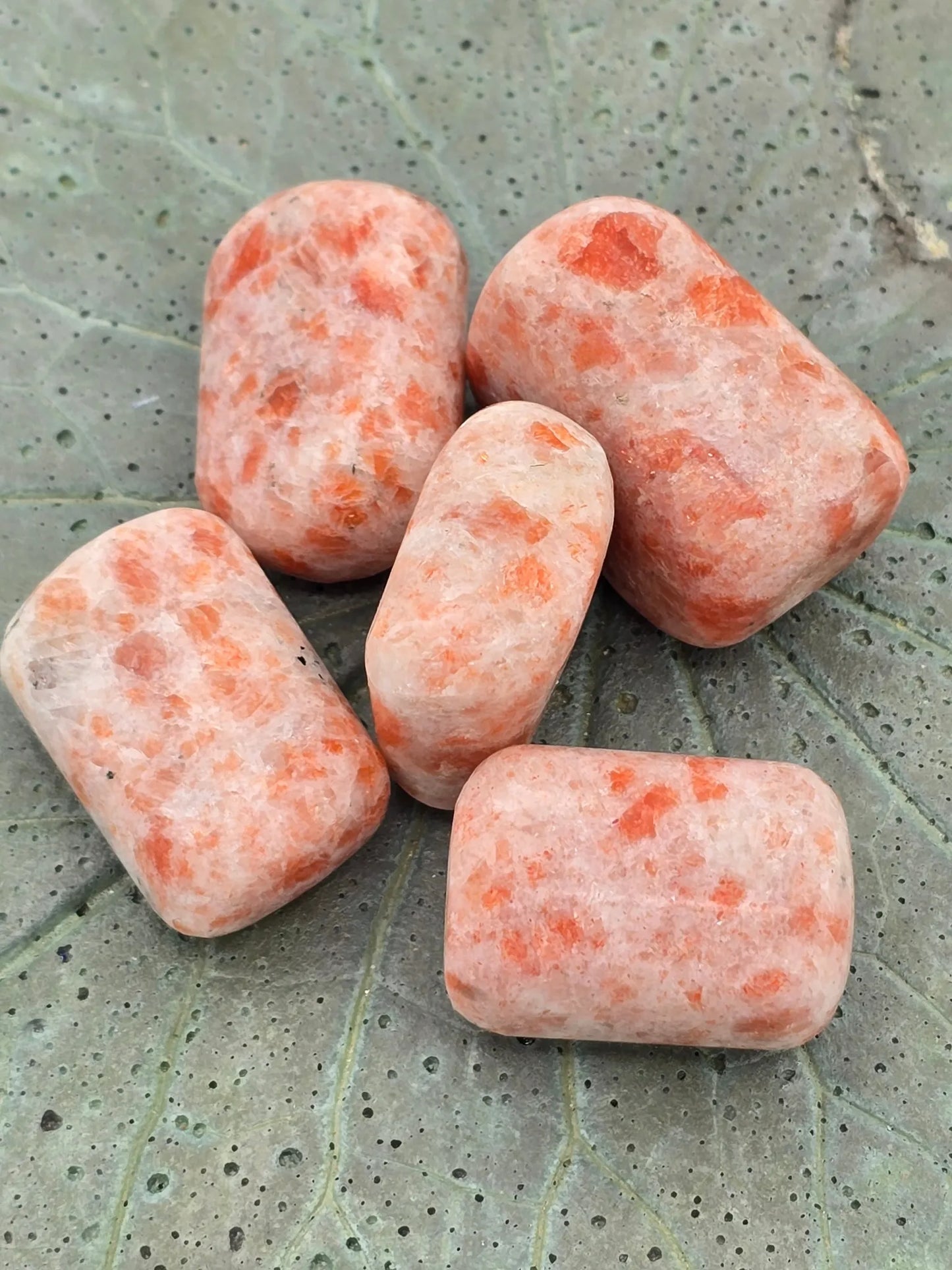 Sunstone tumble stone