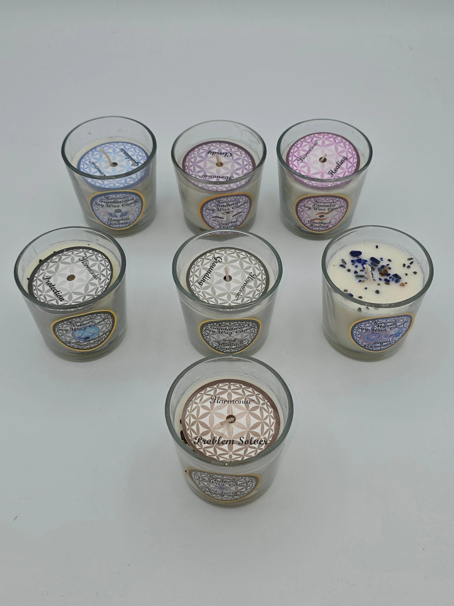 Harmonia Soy Wax Chip Dusted Votive Candles specimen