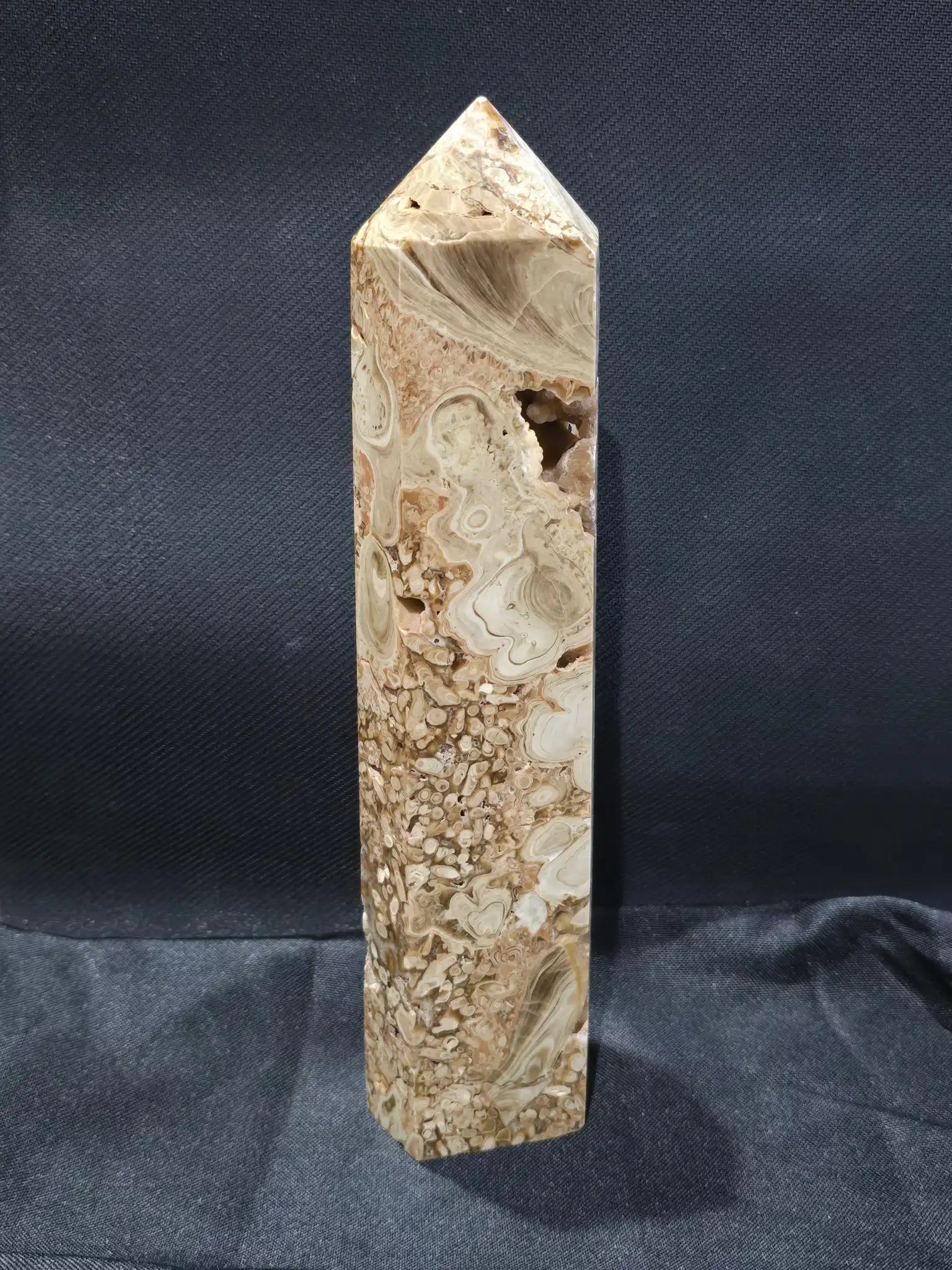 Chocolate Calcite tower