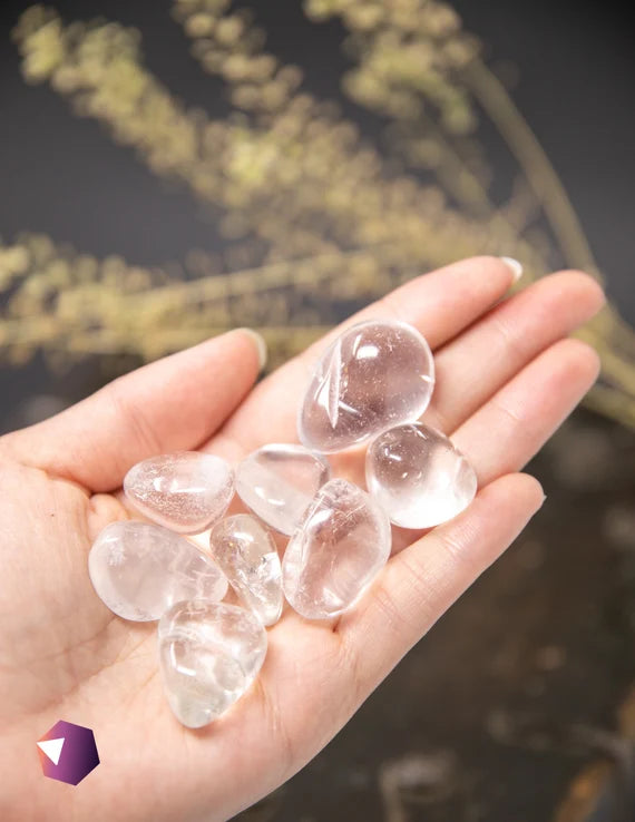 Clear Quartz Tumble Stone – Natural Polished Stone