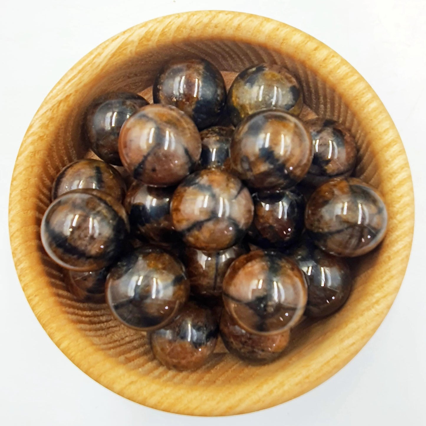 Chiastolite Mini Spheres – Natural Mineral Specimen