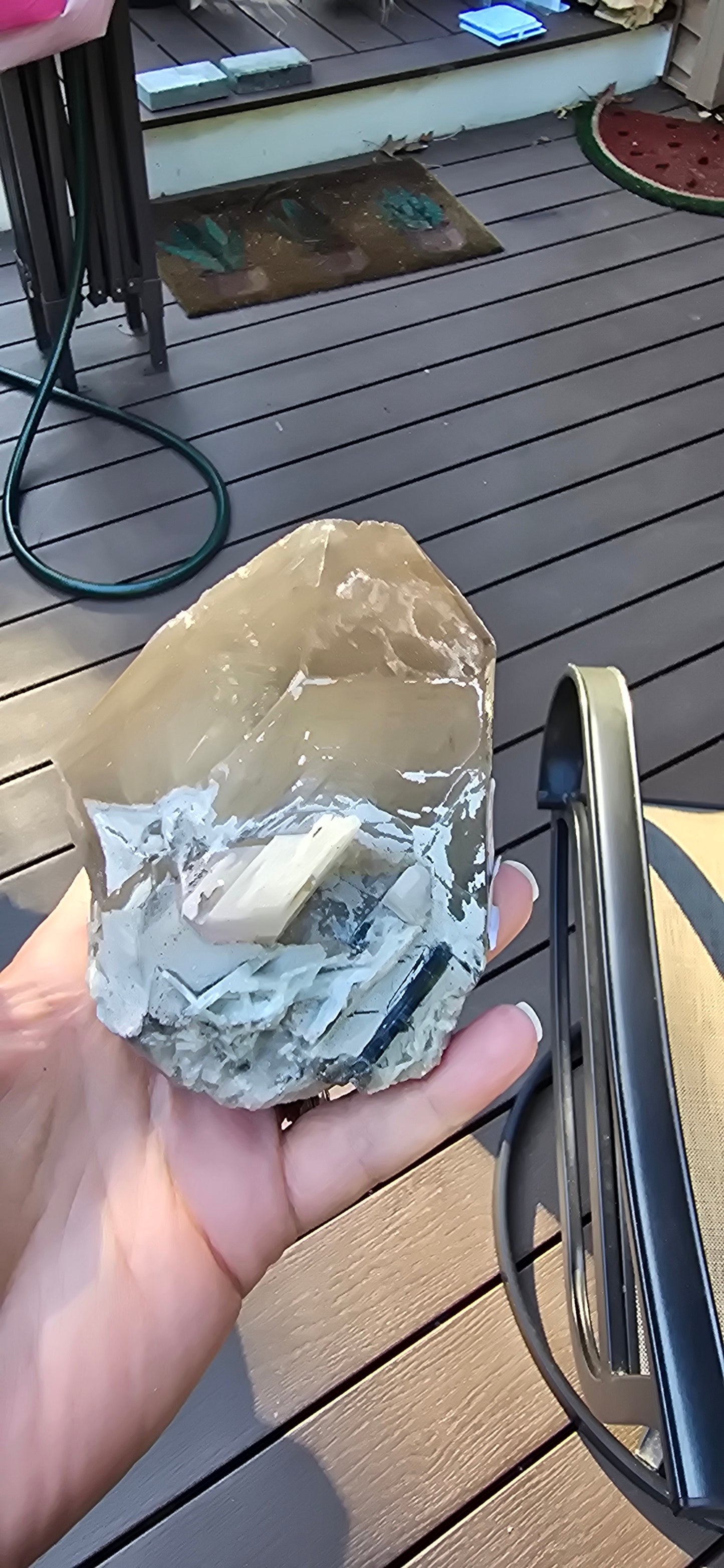 Smoky Quartz, Kunzite,  and Black Tourmaline