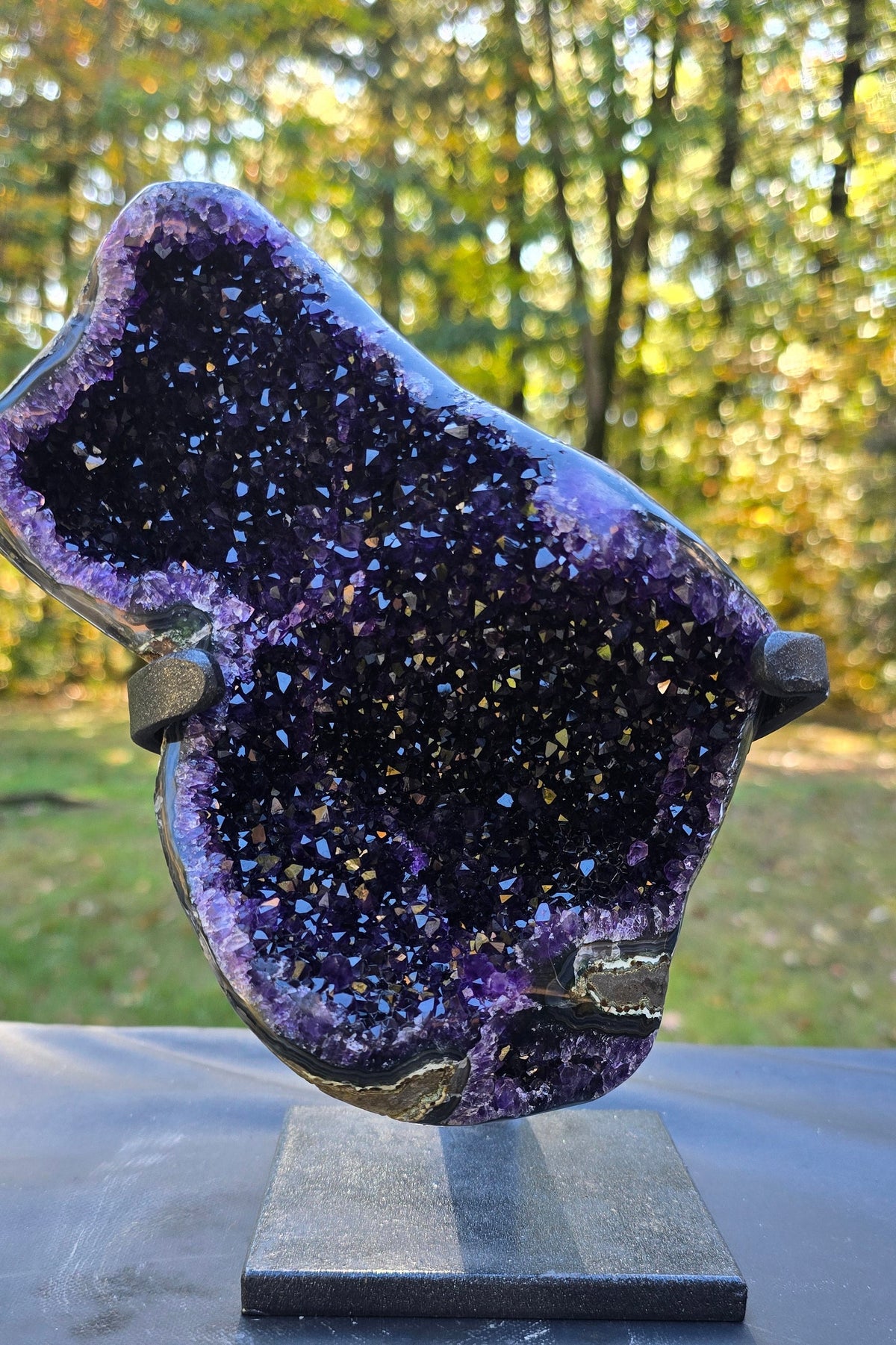 Uruguayan Amethyst Display Specimen – 3.488 kg Natural Crystal Cluster
