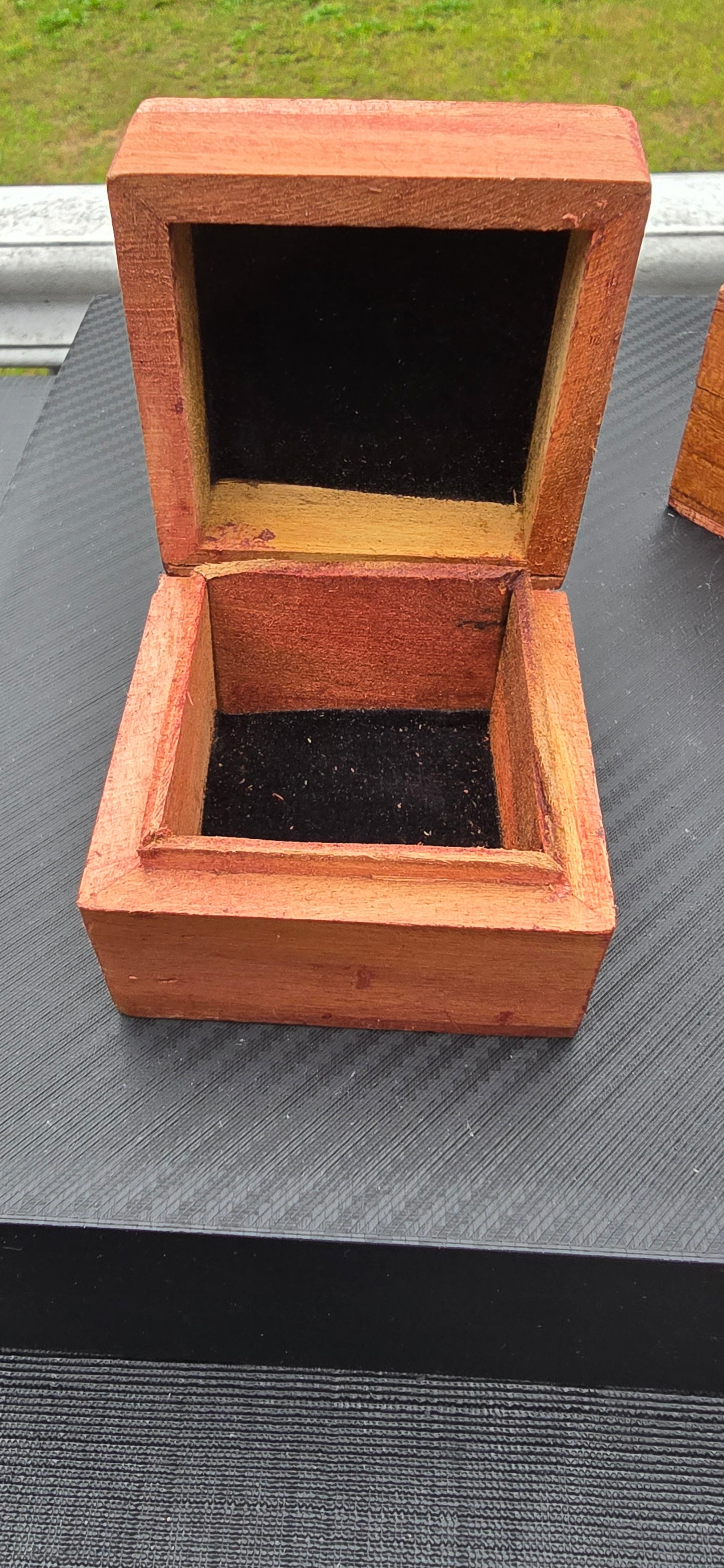 Velvet lined boxes