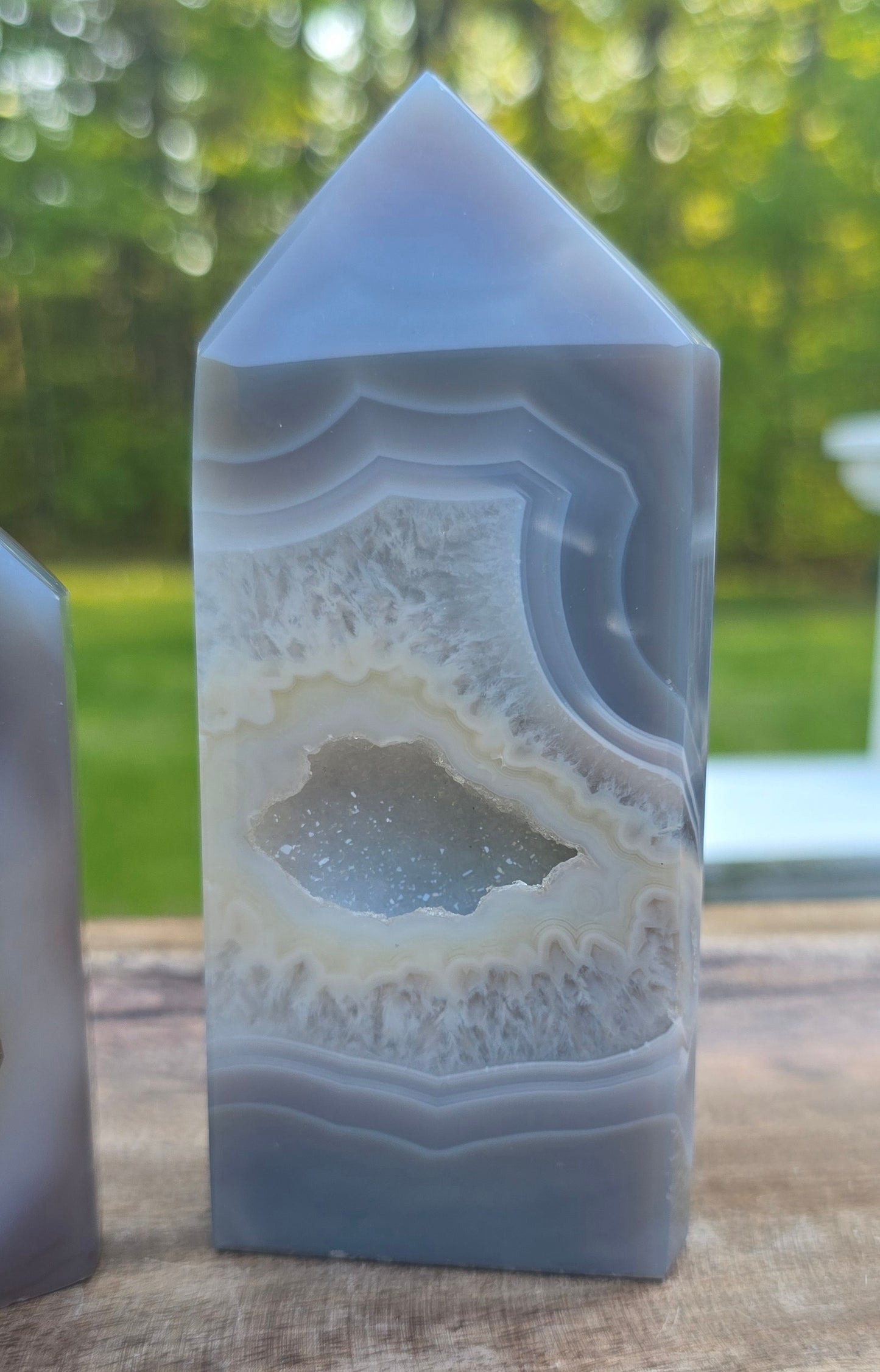 Druzy Agate Towers – Polished Natural Agate