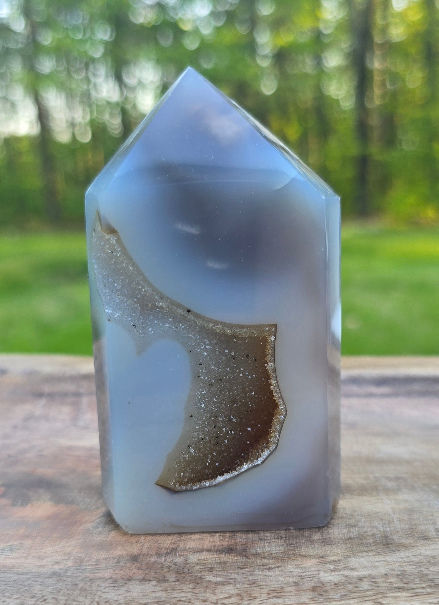 Druzy Agate Towers – Polished Natural Agate