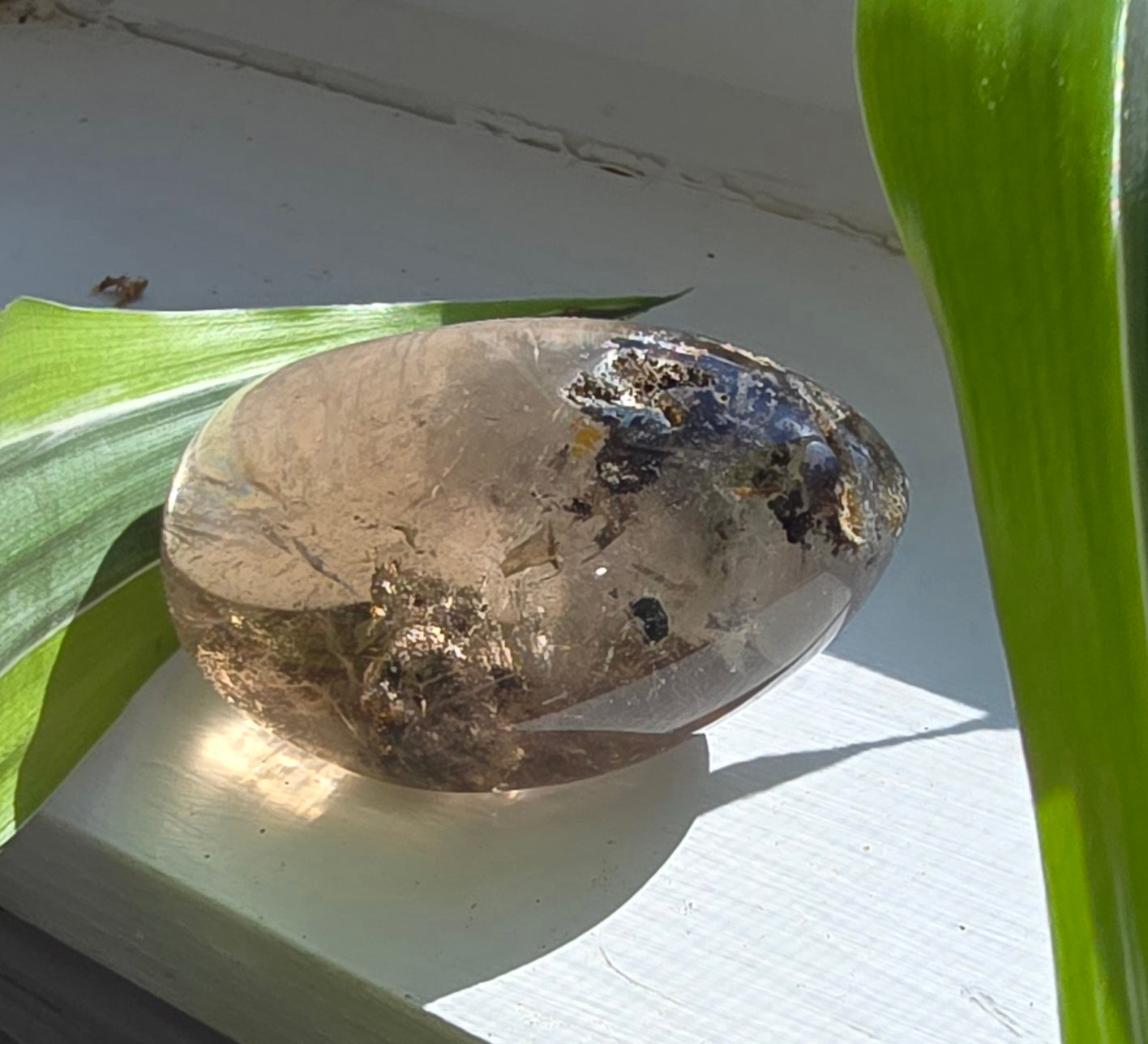 Garden Quartz Lens – Natural Quartz from Brazil