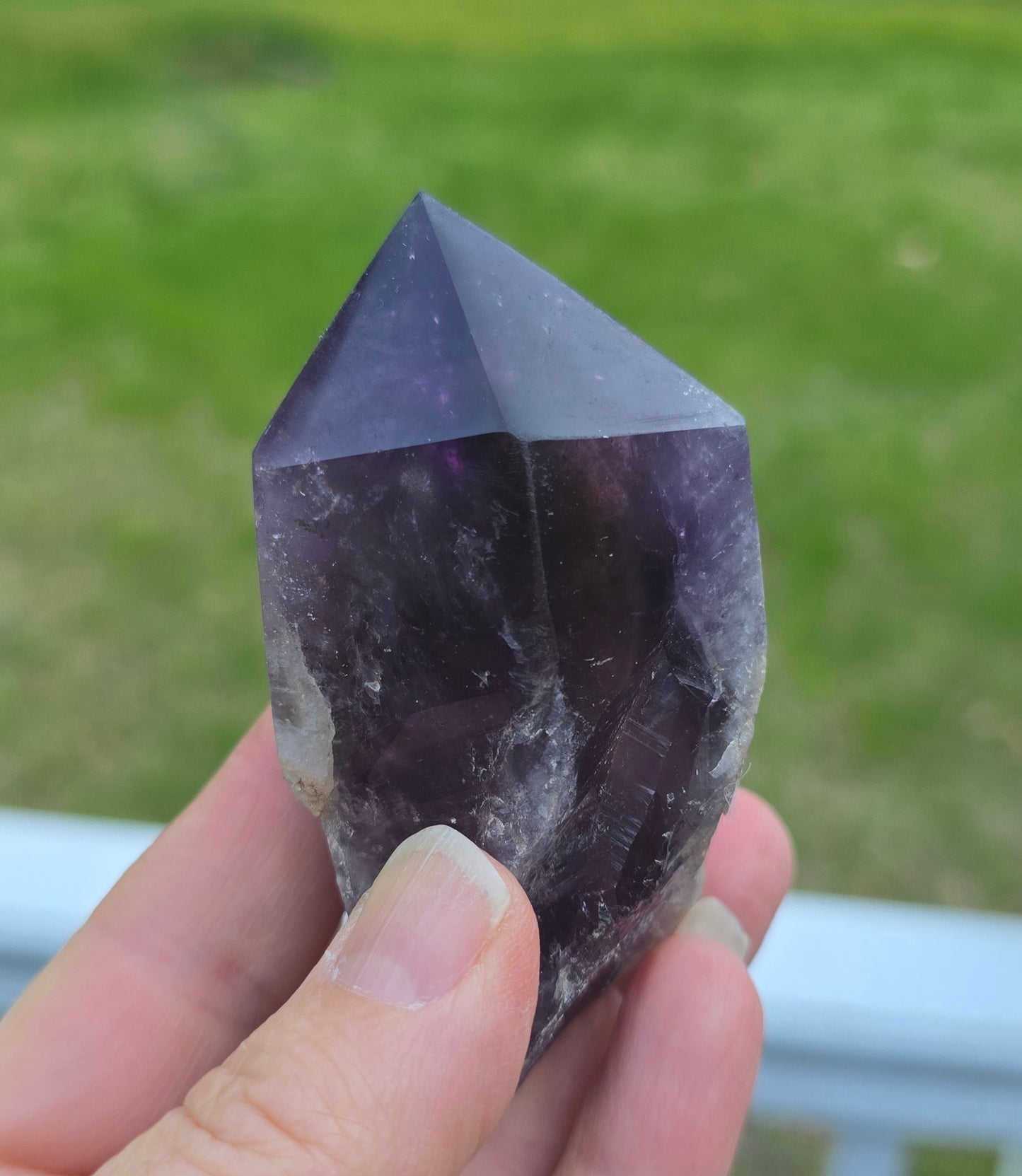 Polished Amethyst Raw Points from DRC – Natural Mineral Specimen