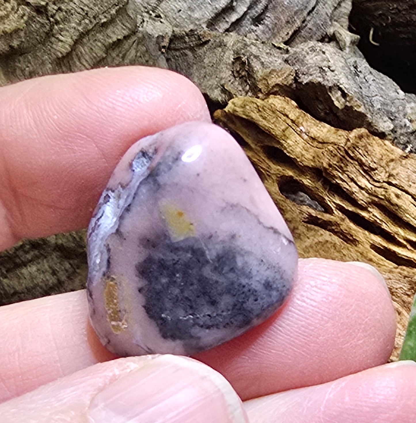 Pink Opal Tumble Stone – Natural Polished Stone