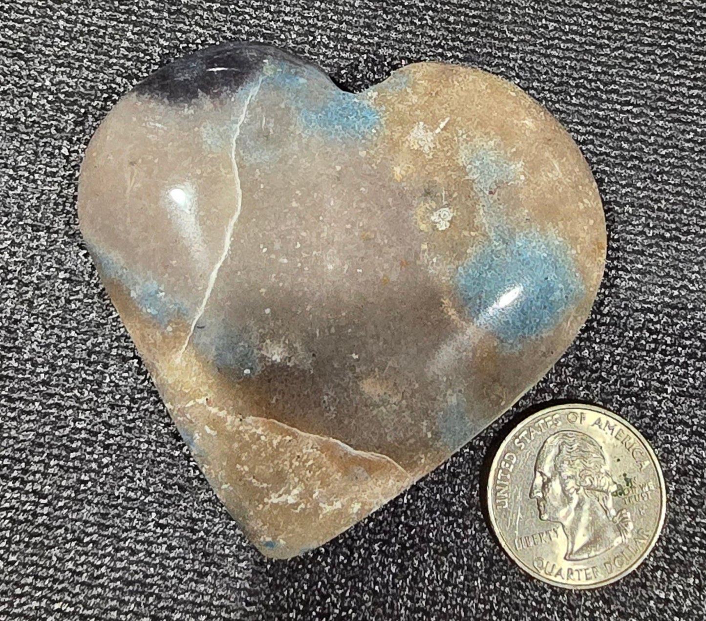 Trolleite Heart Carvings – Natural Mineral Specimen