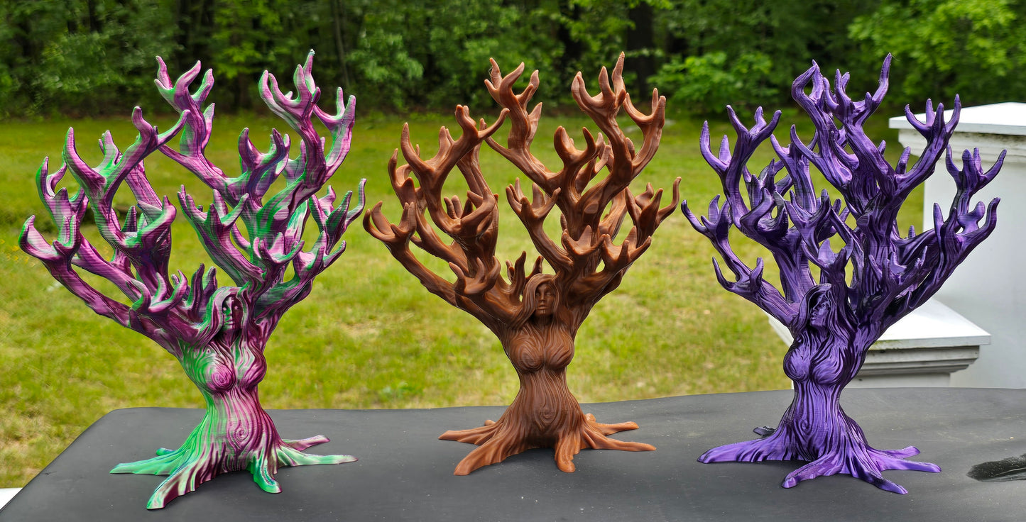 3D Printed Tumble Tree – Unique Crystal Display Décor