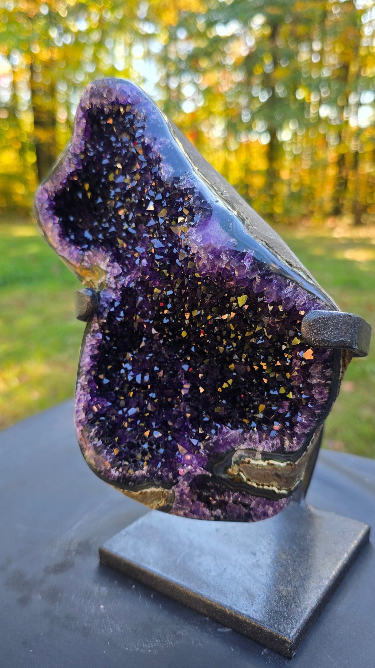 Uruguayan Amethyst Display Specimen – 3.488 kg Natural Crystal Cluster