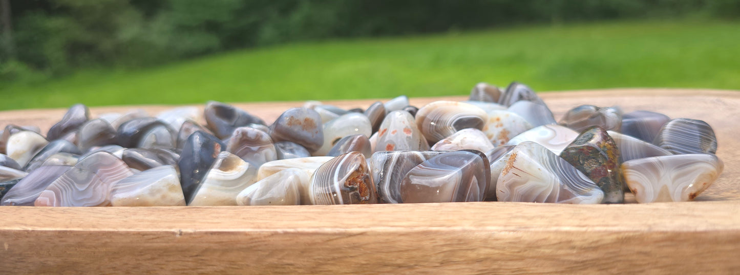 Botswana Agate Tumbled Stones
