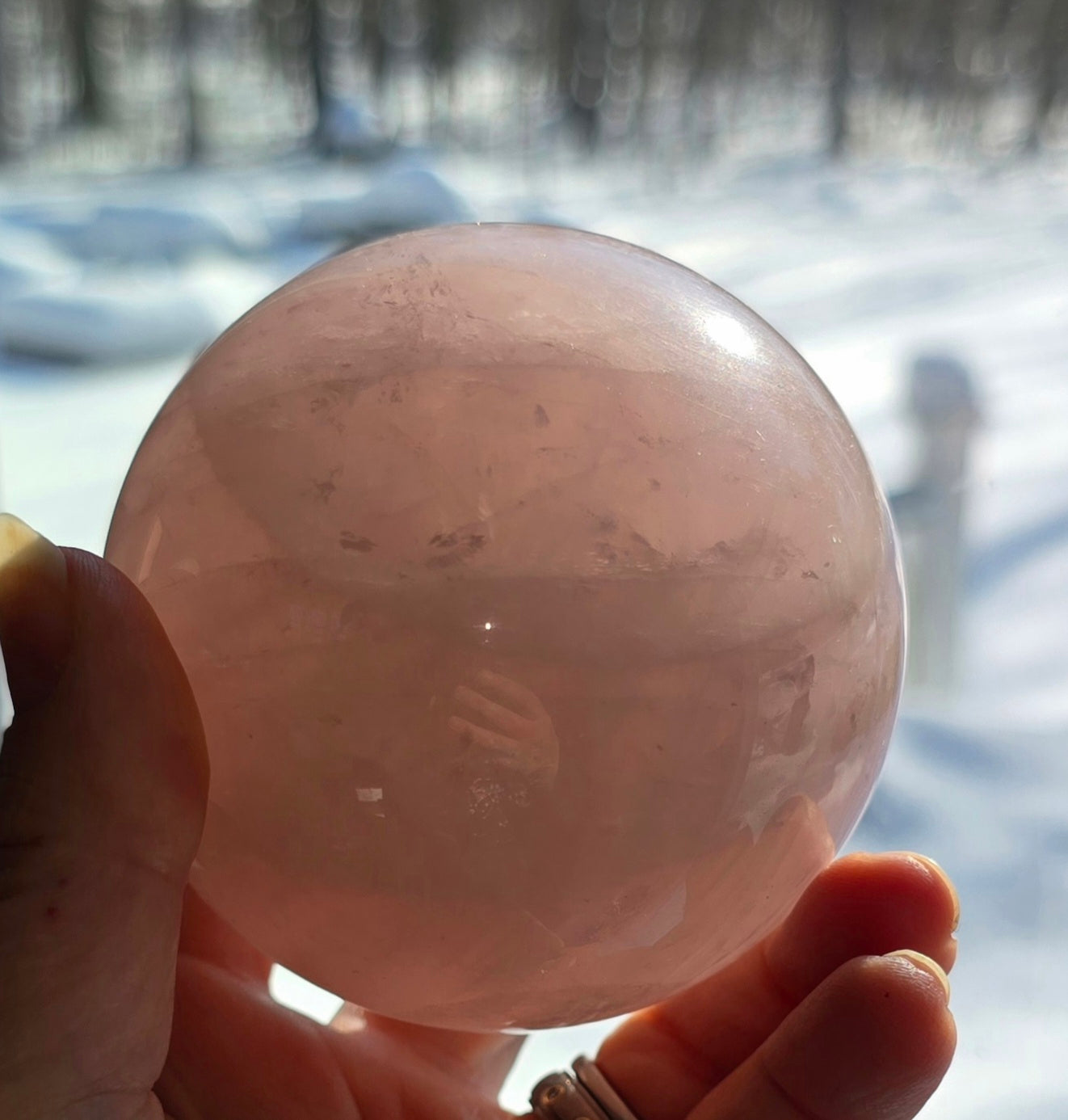 Rose Quartz Spheres – Polished Natural Quartz