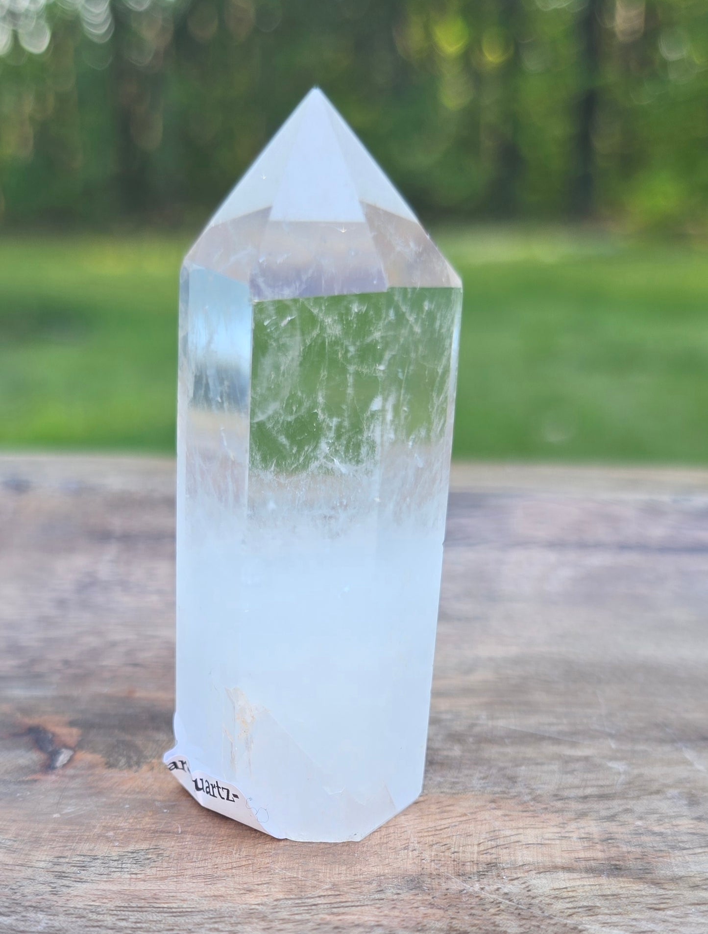 Clear Quartz Tower – Polished Natural Quartz